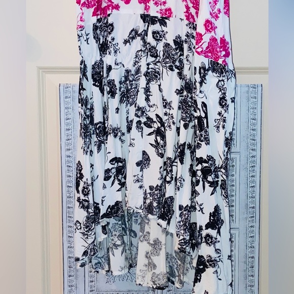 BNWT MSK Maxi Dress Beautiful Color-Block Foral Patter, SOOO Light & Comfortable - Picture 9 of 16